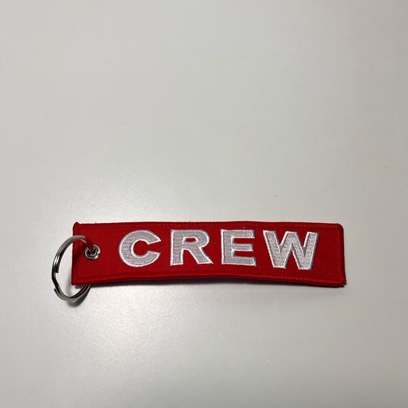 Flight Attendant Cabin Crew Luggage Suitcase Travel Bag Tag Keychain - Picture 3 of 3